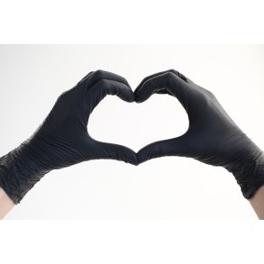  Nitrile gloves Black 100 pcs. XS